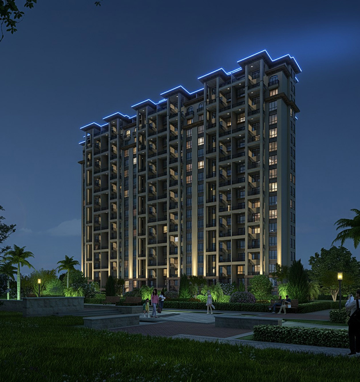 Residential landscape lighting